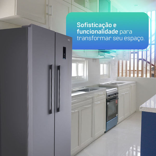 Geladeira HQ Frost Free Side By Side 460 Litros