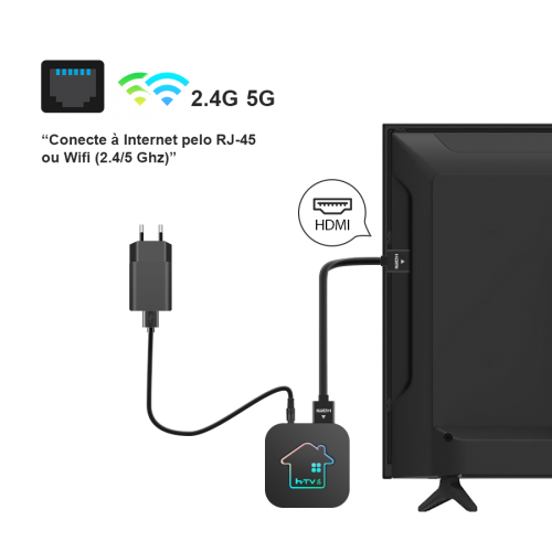 HTV H8 4K HD JÁ CONFIGURADO