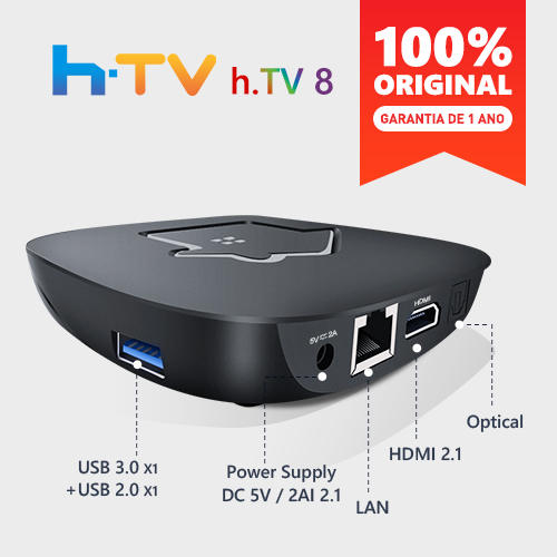 HTV H8 4K HD JÁ CONFIGURADO